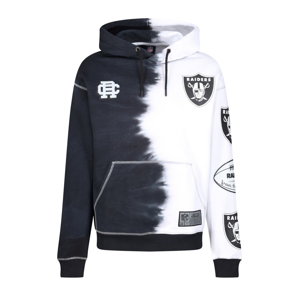 Recovered Kapuzensweatshirt »NFL Raiders Ink Dye Effect On« Für Alle Las Vegas Raiders-Fans ▷ Für