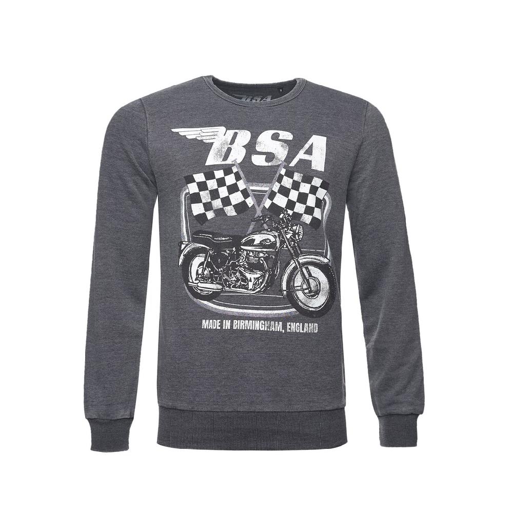 Recovered Sweatshirt »BritishMotor Flag Charcoal Vintage« Mit Coolem Print Im Vintage-Stil ▷ Bestellen