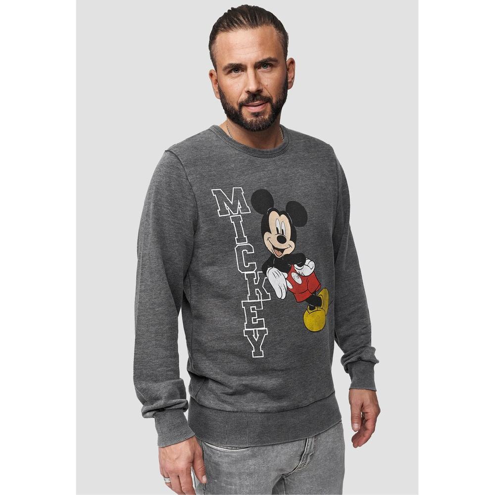 Recovered Sweatshirt »Disney Mickey Leaning« (1 Tlg.) Mit Niedlichem Frontprint