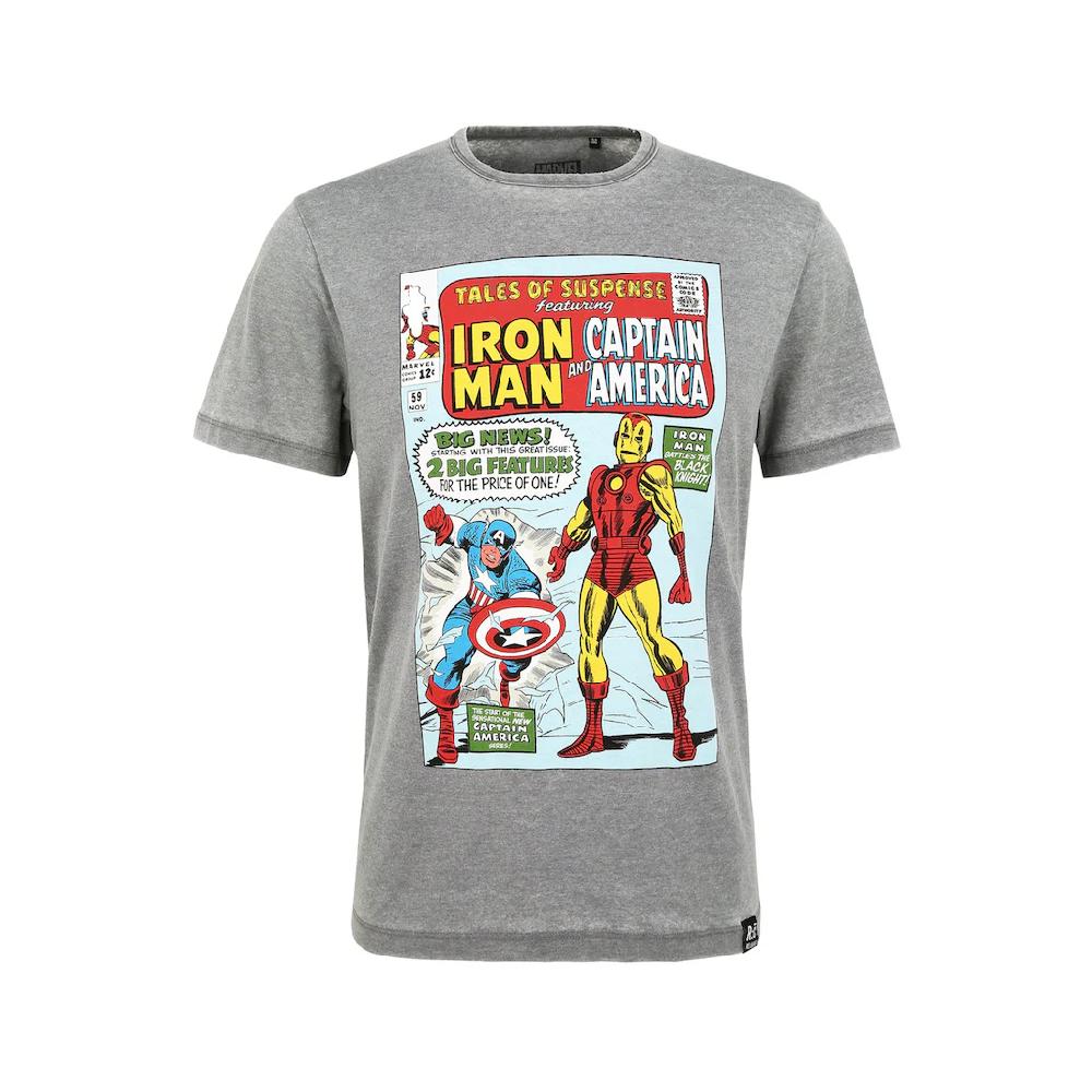 Recovered T-Shirt »Marvel Tales Of Suspense Light Grey« (1 Tlg.) Im Zeitlosen Design