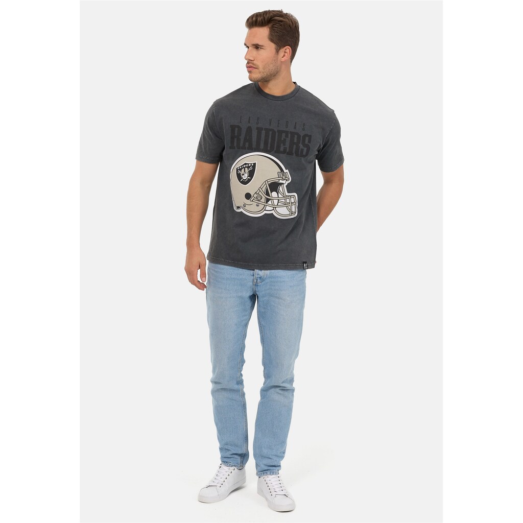 Recovered T-Shirt »NFL Raiders Helmet« Im Lockeren Schnitt ▷ Kaufen