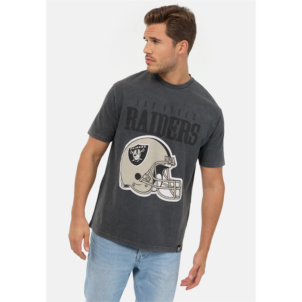 Recovered T-Shirt »NFL Raiders Helmet« Im Lockeren Schnitt ▷ Kaufen