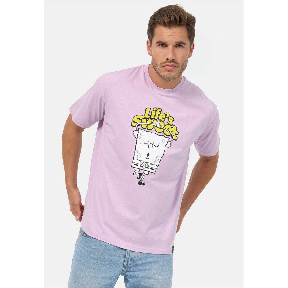 Recovered T-Shirt »SpongeBob Lifes Sweet Relaxed« (1 Tlg.) Im Lockeren Schnitt