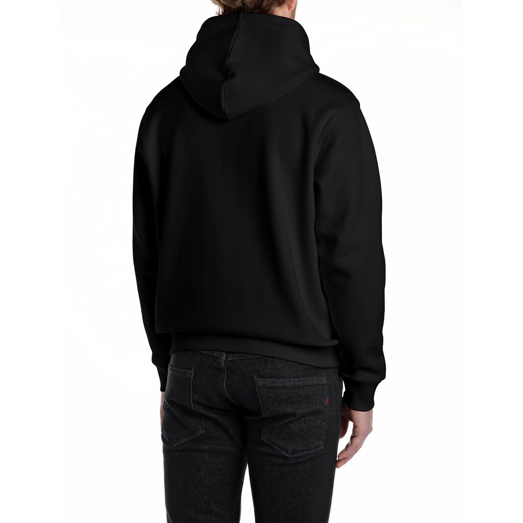 Replay Kapuzensweatshirt Mit Großem Markenprint Vorn ▷ Für