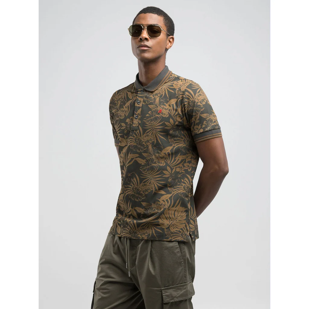 Replay Poloshirt mit All-Over-Print ▷ kaufen