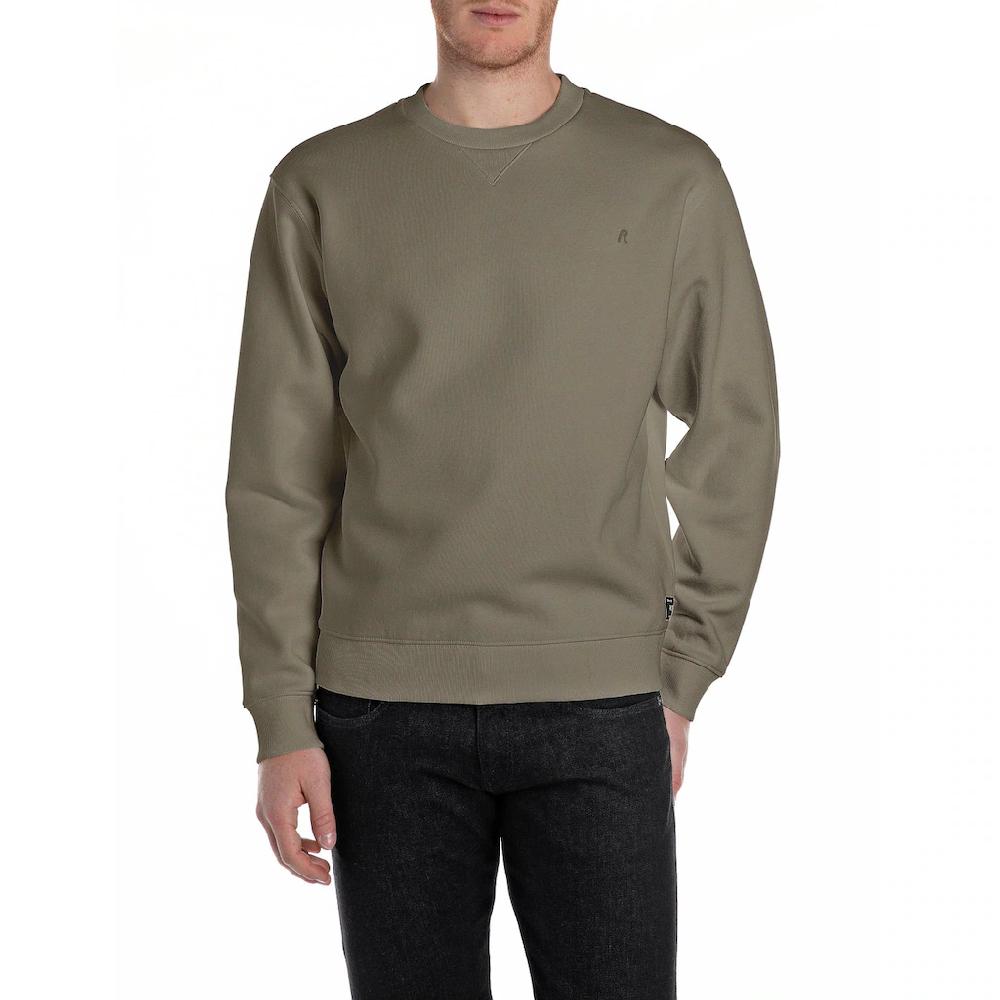 Replay Sweatshirt mit V-Einsatz am Halsausschnitt ▷ kaufen