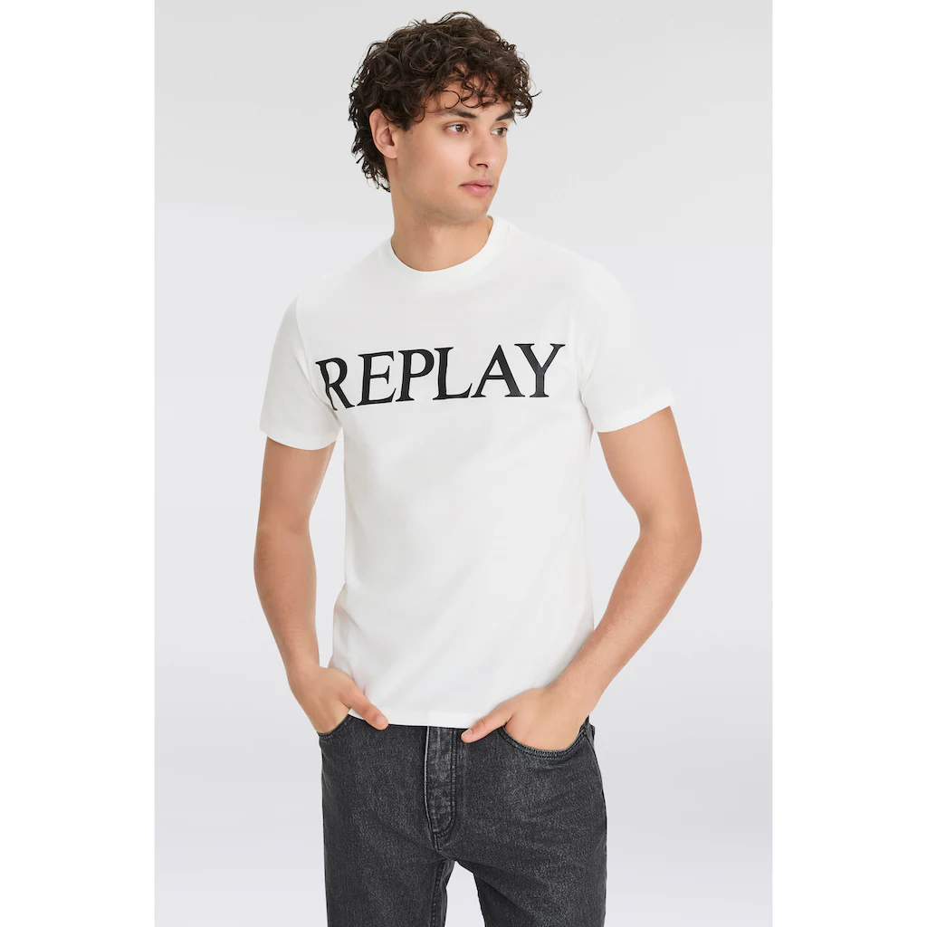Replay T-Shirt mit Logo-Frontprint ▷ kaufen