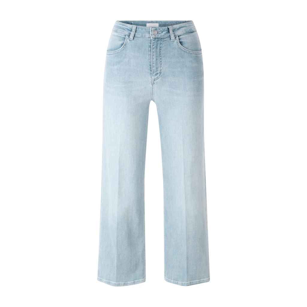 RICHROYAL 7/8-Jeans Culotte Light Blue Satin Denim