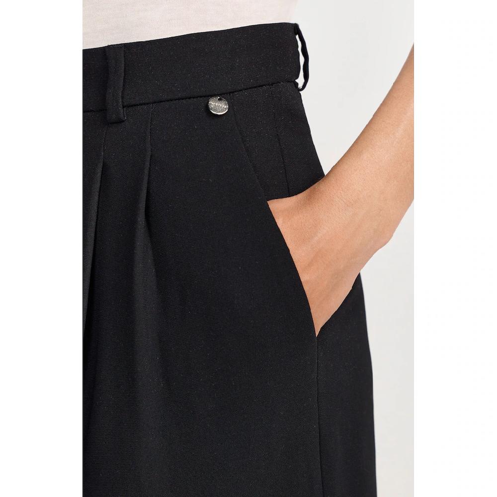 RICHROYAL Bügelfaltenhose Mit Markenlabel über Der Tasche