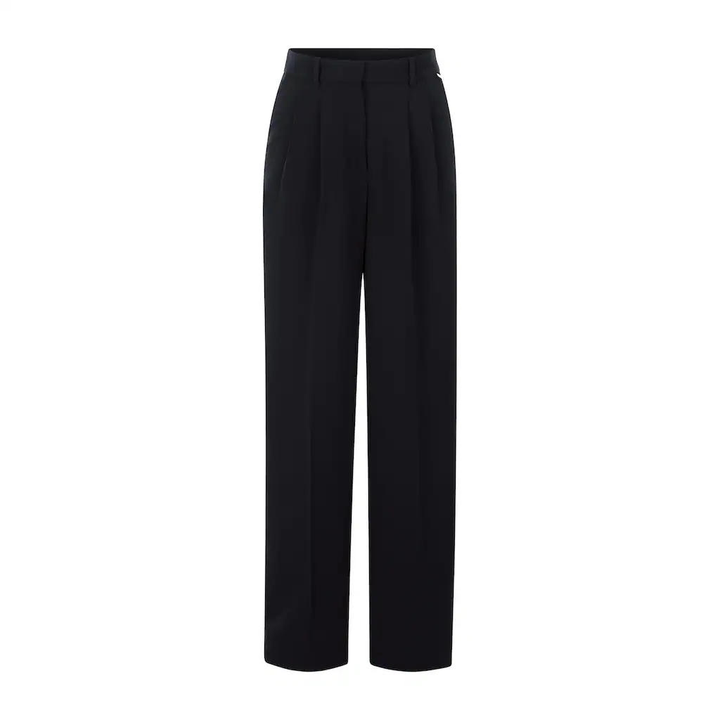 RICHROYAL Bügelfaltenhose Mit Markenlabel über Der Tasche
