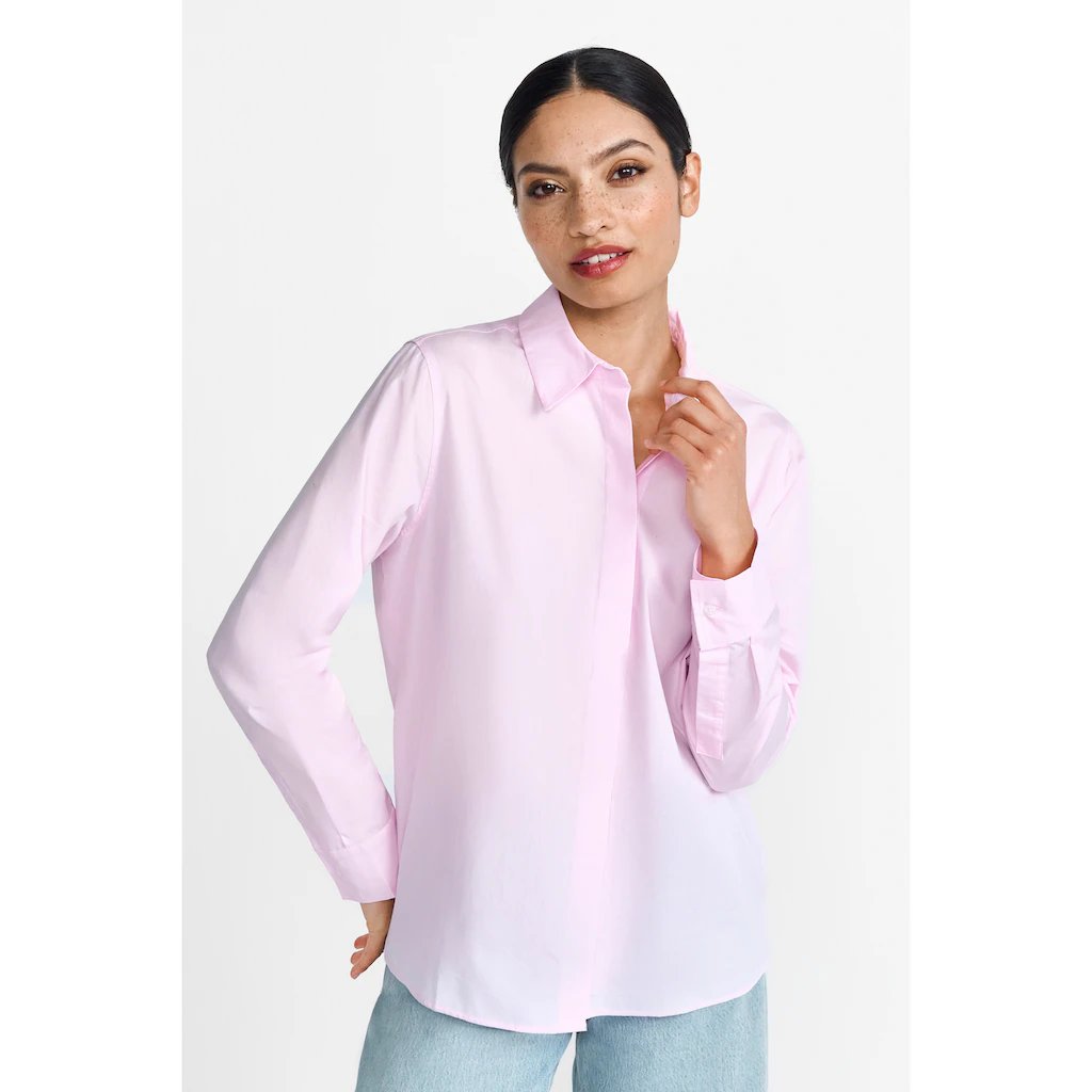 RICHROYAL Klassische Bluse Mit Markenlabel am Rücken