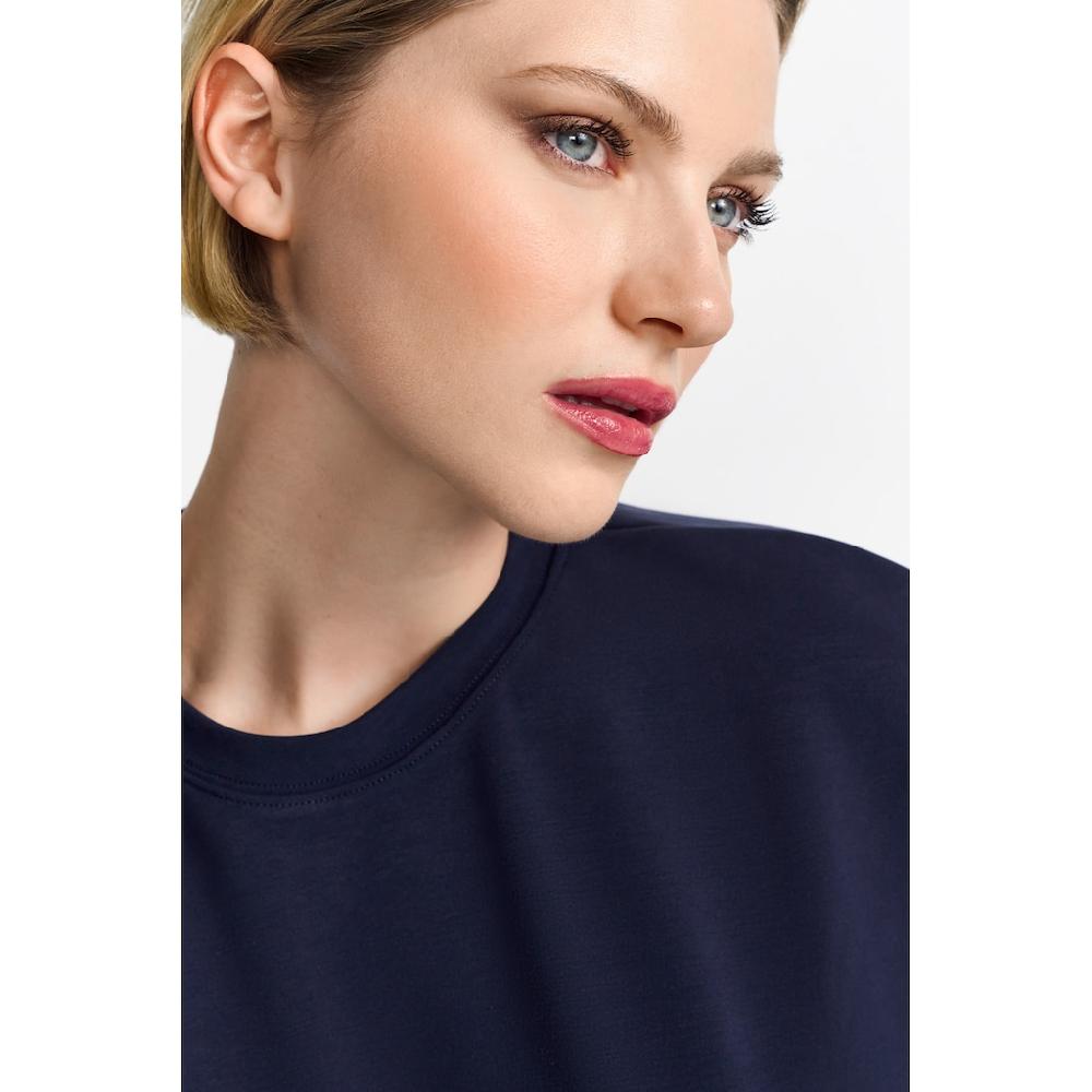 RICHROYAL Kurzarmshirt »Tencel Peached Shirt« Modische Kurzarmsweatshirt