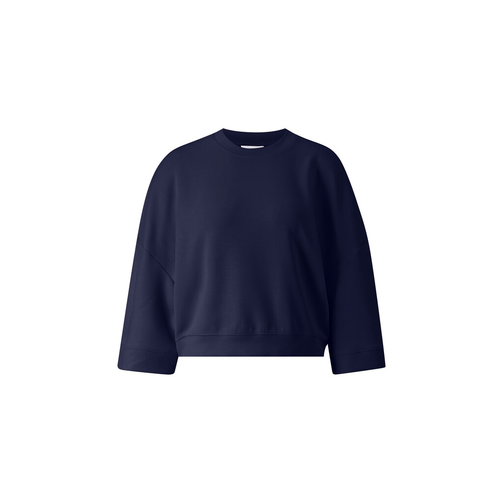 RICHROYAL Kurzarmshirt »Tencel Peached Shirt« Modische Kurzarmsweatshirt
