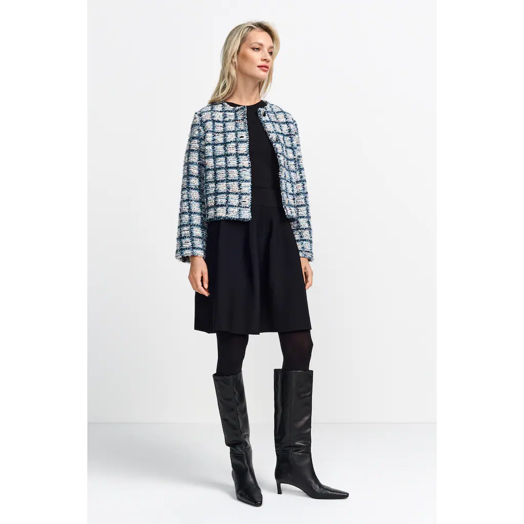 RICHROYAL Kurzblazer Mit Glitzerdetails In Der Wolle