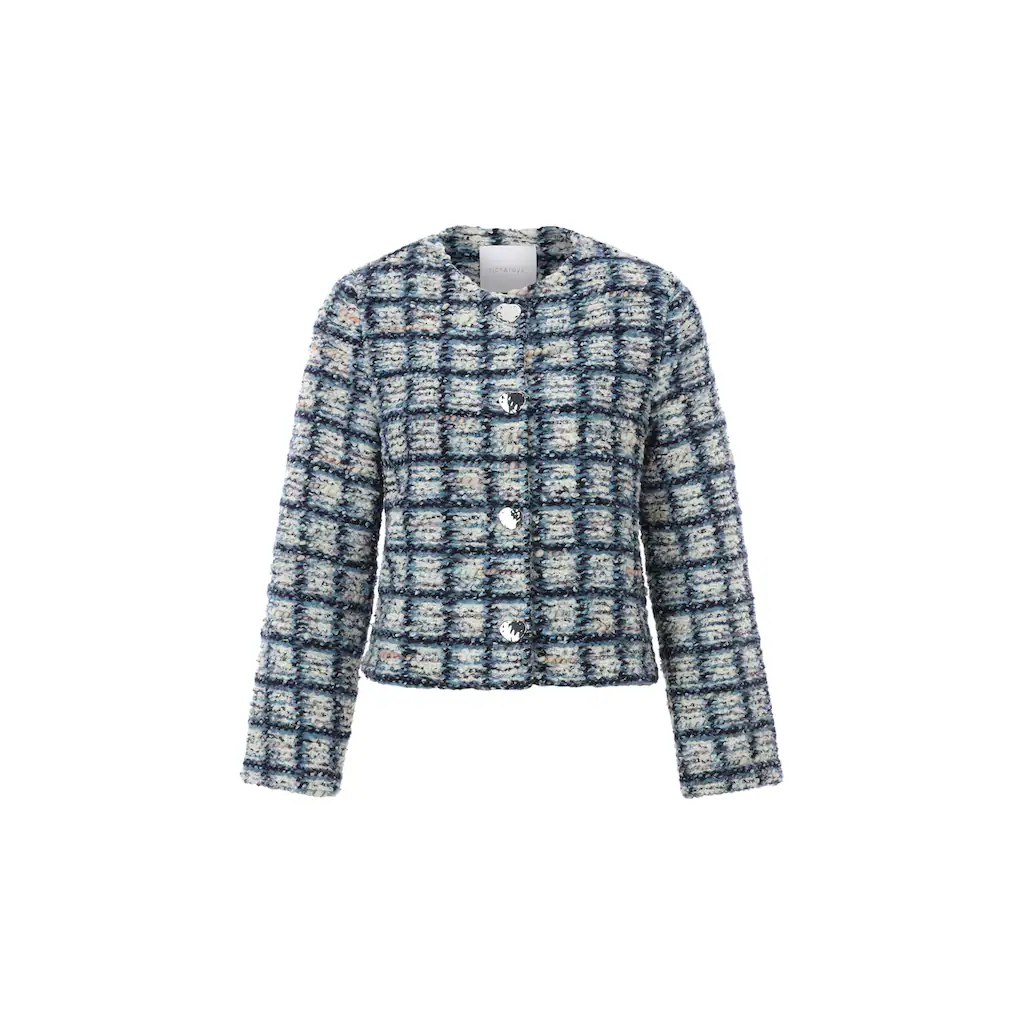 RICHROYAL Kurzblazer Mit Glitzerdetails In Der Wolle