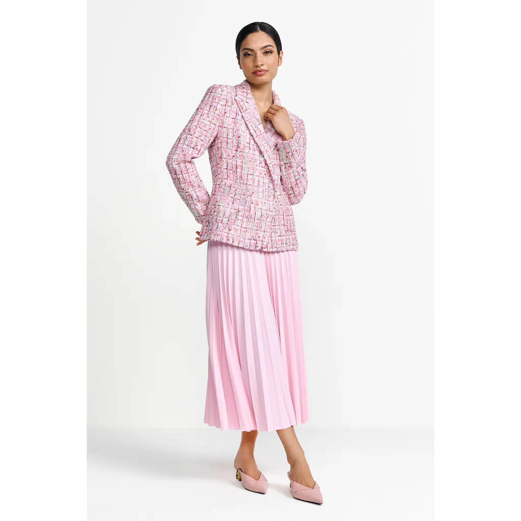 RICHROYAL Plisseerock Mit Elastischem Bund