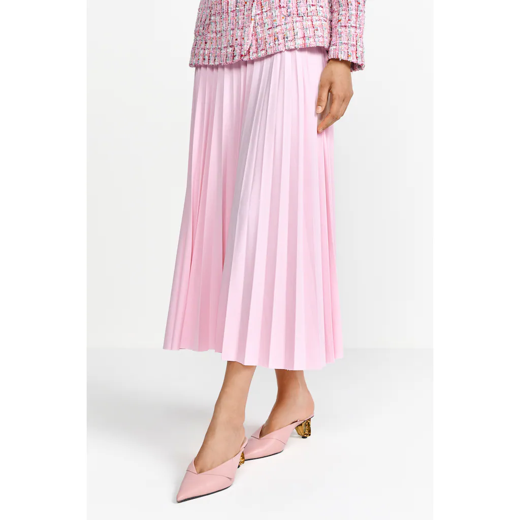 RICHROYAL Plisseerock mit elastischem Bund