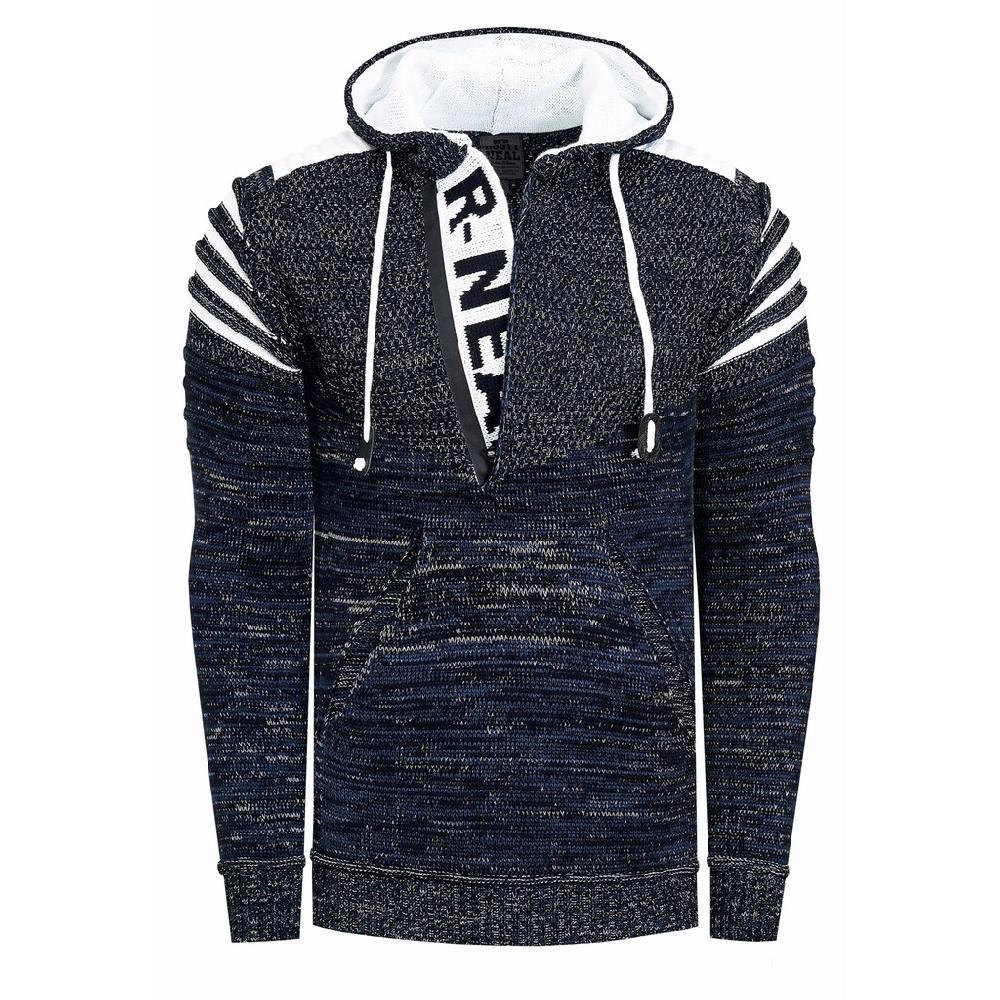 Rusty Neal Kapuzensweatshirt In Modernem Strickdesign ▷ Für