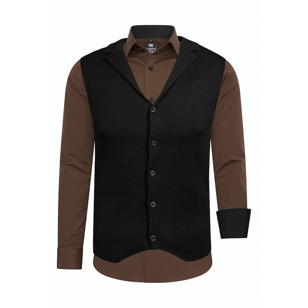 Rusty Neal Langarmhemd inklusive Langarmhemd und Weste ▷ kaufen