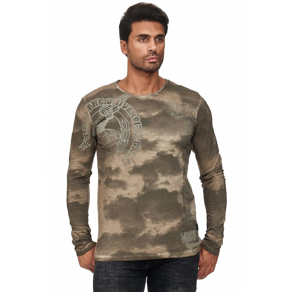 Rusty Neal Langarmshirt mit eindrucksvollem Print ▷ kaufen