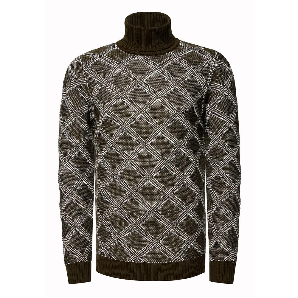 Rusty Neal Rollkragenpullover Mit Stylischem Karo-Muster ▷ Bestellen