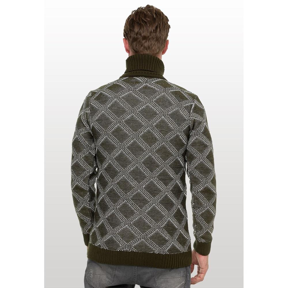 Rusty Neal Rollkragenpullover Mit Stylischem Karo-Muster ▷ Bestellen