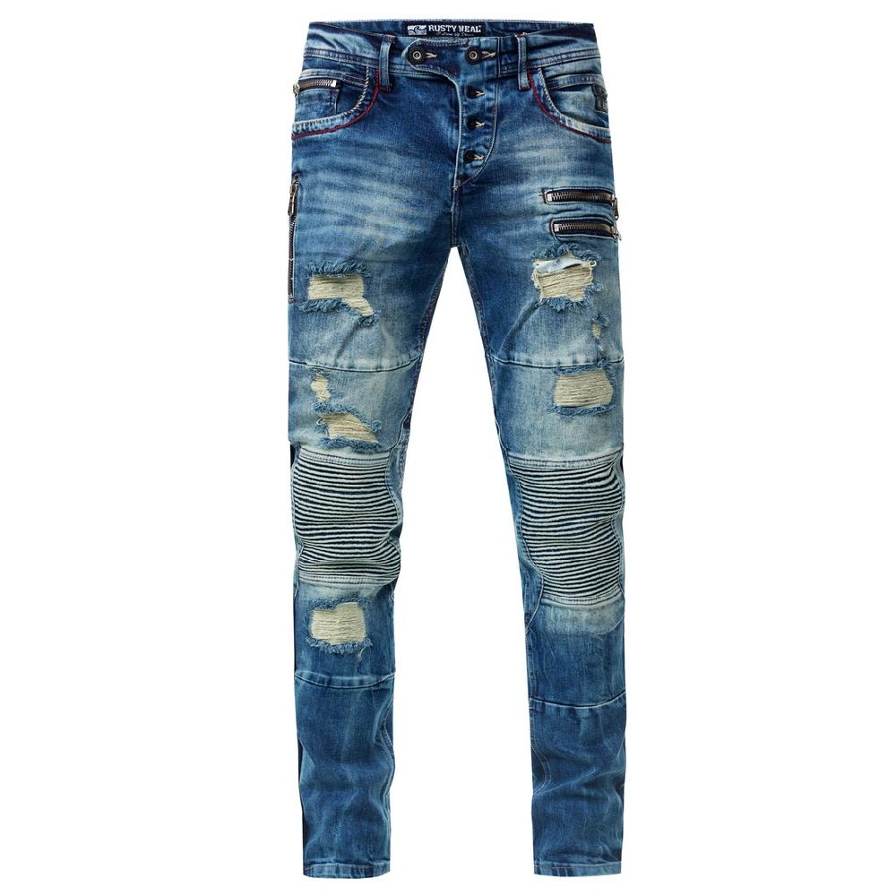 Rusty Neal Slim-fit-Jeans »MISATO« Im Modischen Used-Look ▷ Bestellen