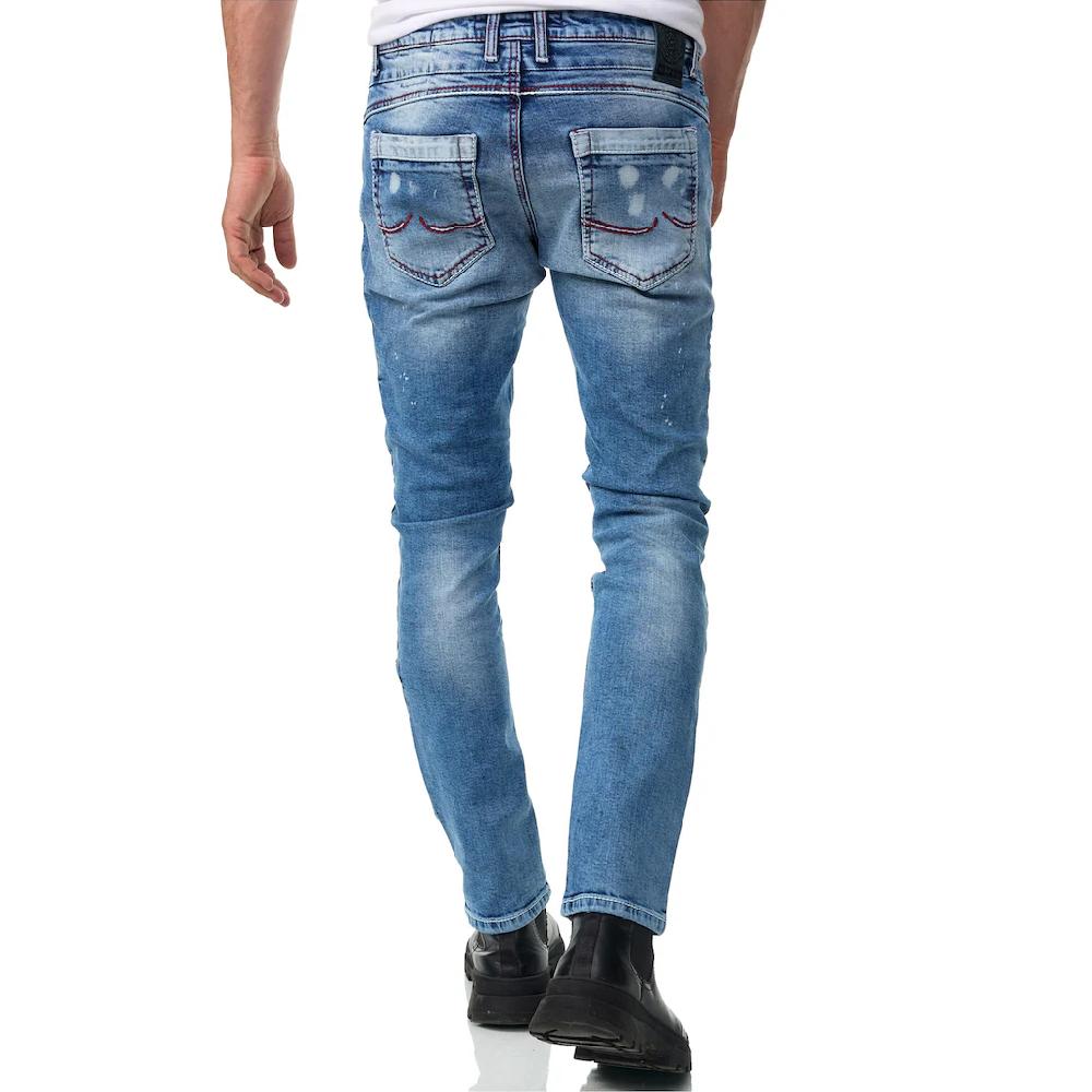Rusty Neal Straight-Jeans »URUMA« Mit Trendigen Zierelementen ▷ Bestellen
