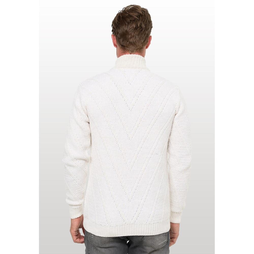 Rusty Neal Strickjacke Mit Stehkragen Und Durchgehendem Reißverschluss ▷ Für