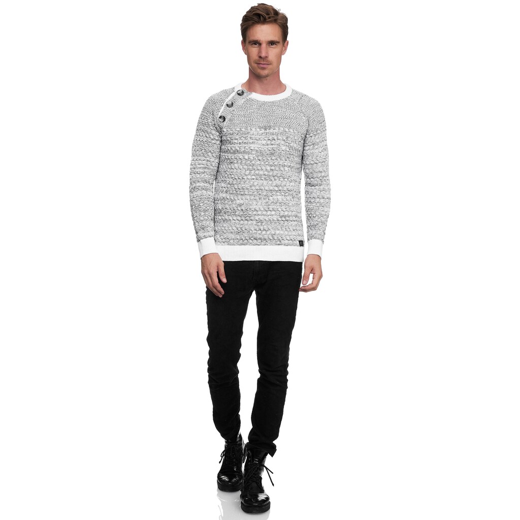 Rusty Neal Strickpullover Mit Modischen Knöpfen ▷ Kaufen