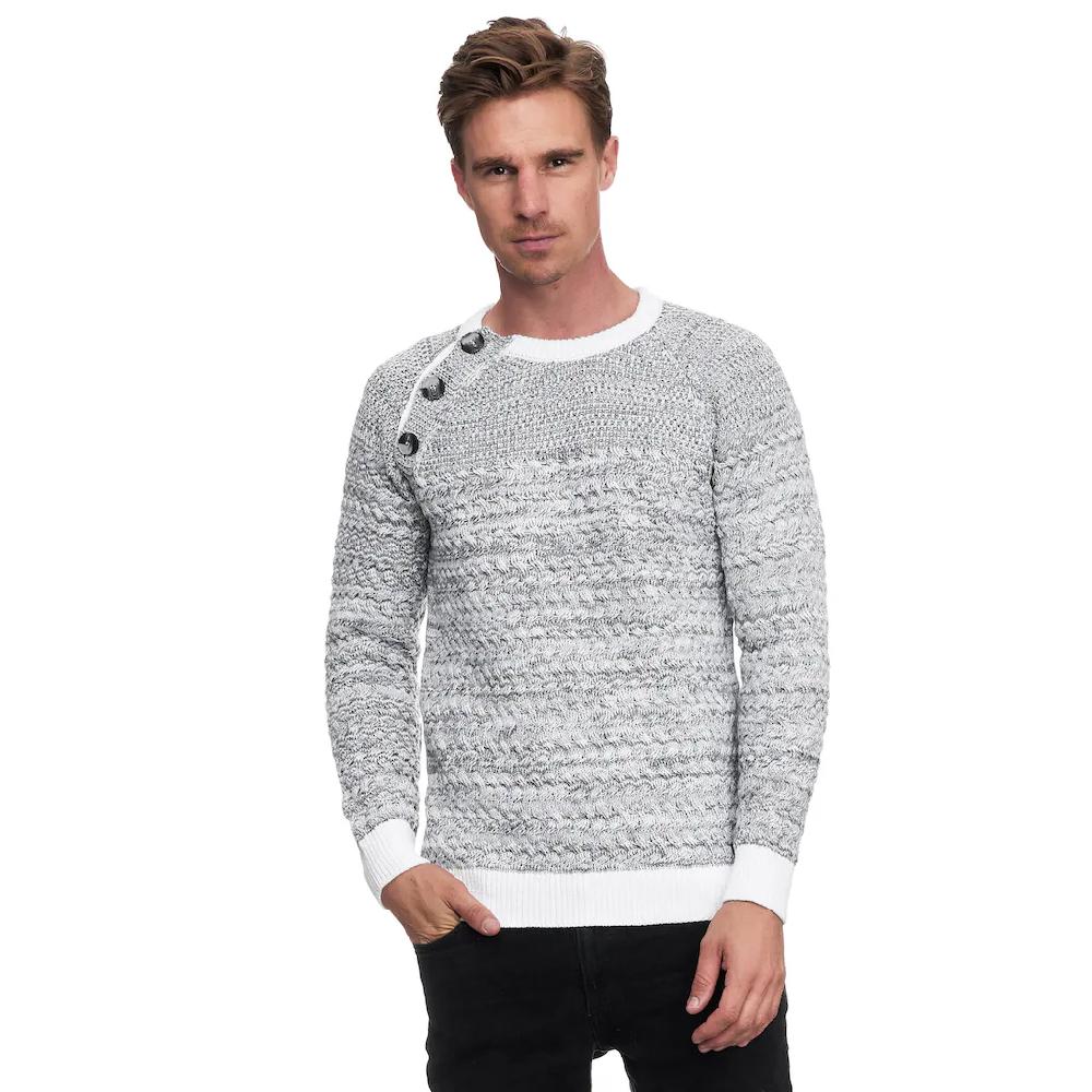 Rusty Neal Strickpullover mit modischen Knöpfen ▷ kaufen