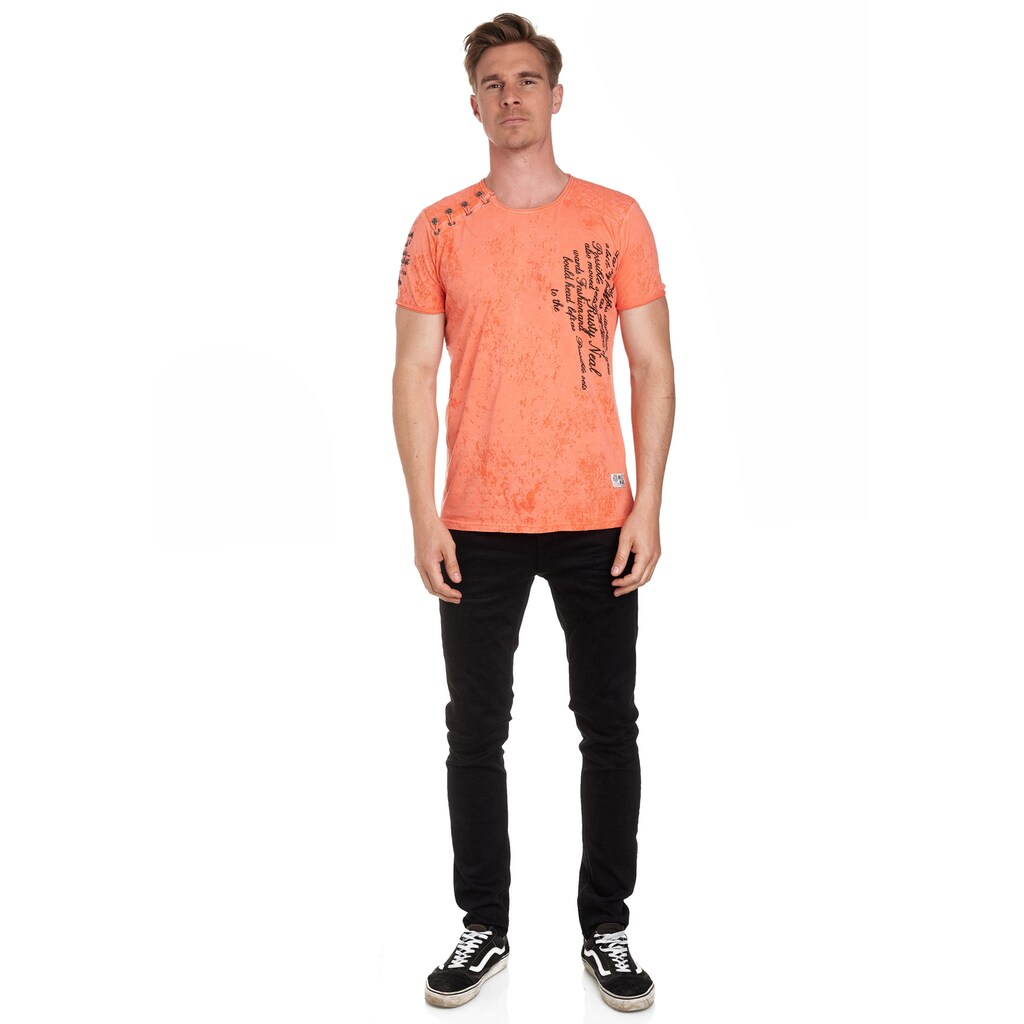 Rusty Neal T-Shirt Im Tollen Vintage-Look ▷ Für
