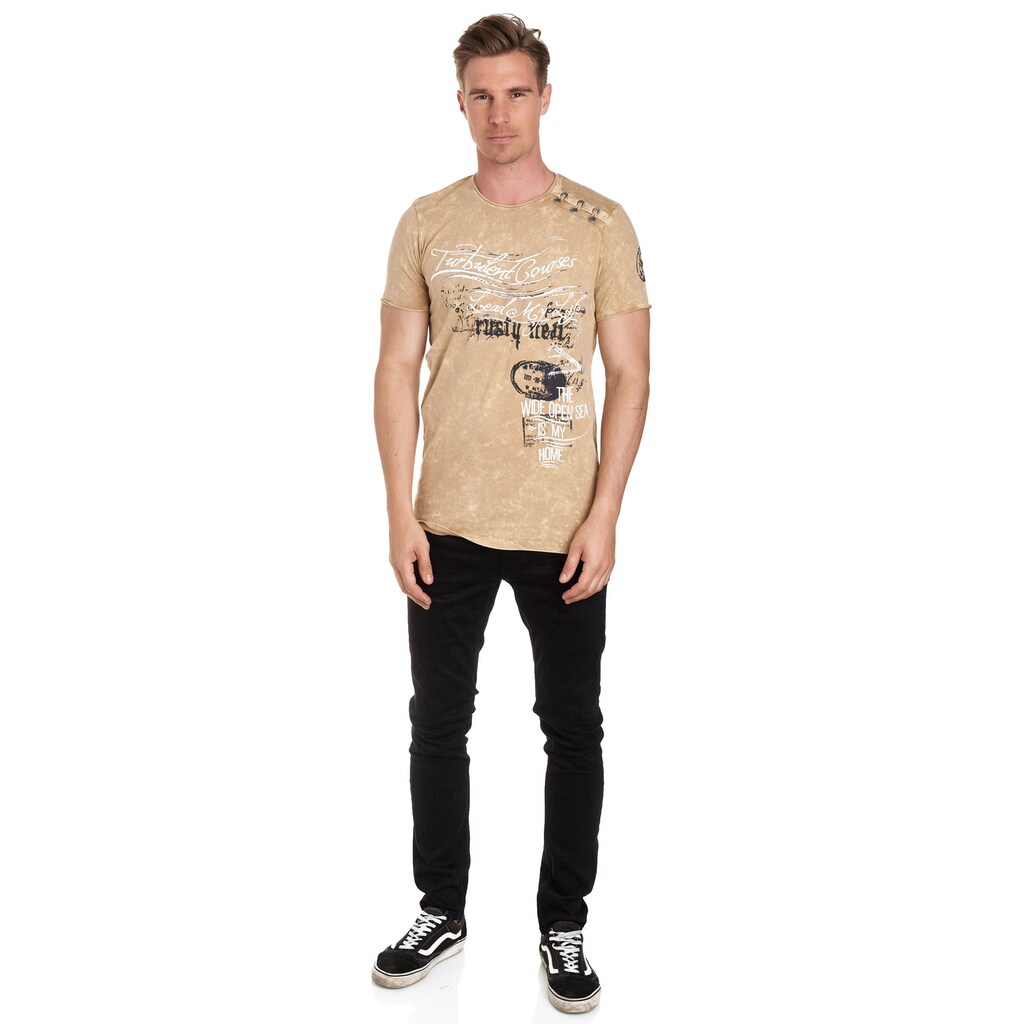 Rusty Neal T-Shirt in tollem Vintage-Look ▷ für