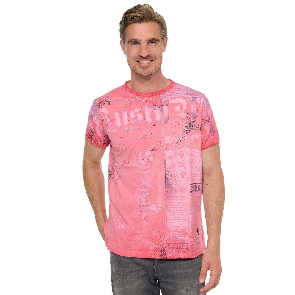 Rusty Neal T-Shirt mit Allover-Print im Used-Look ▷ bestellen