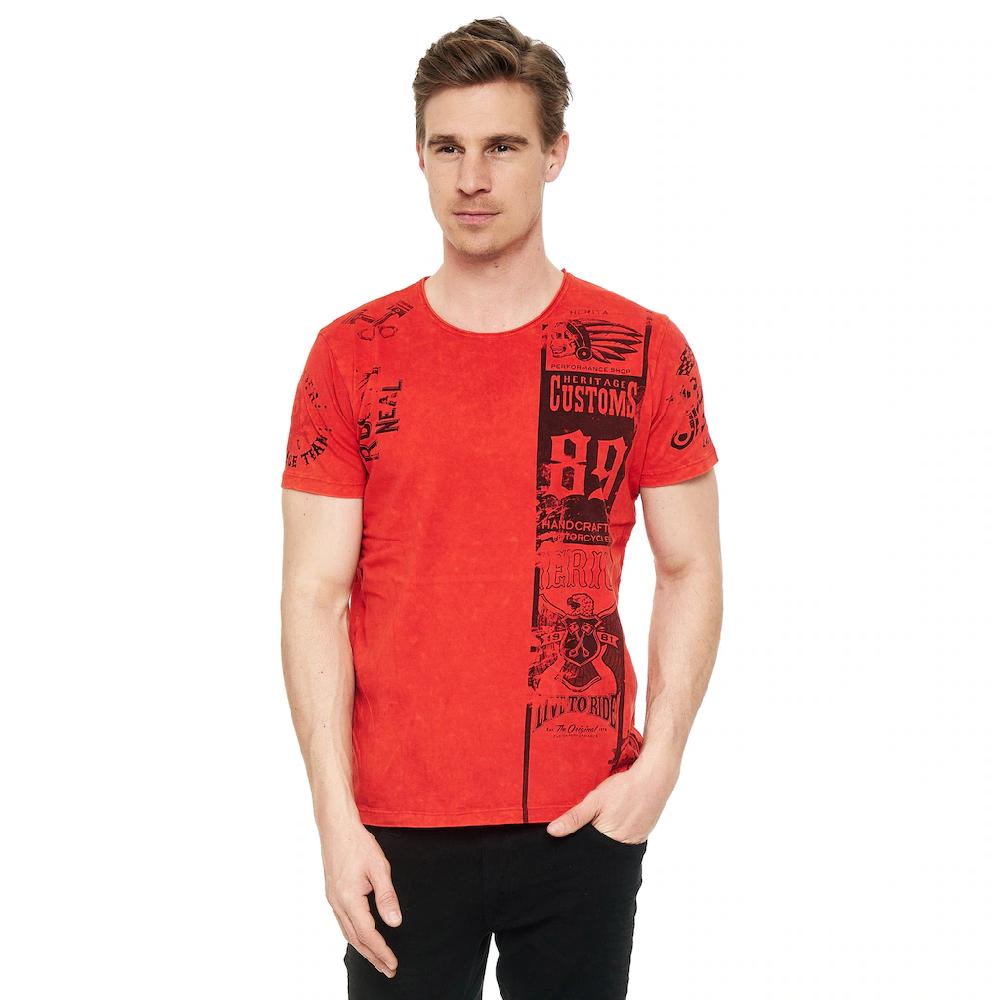 Rusty Neal T-Shirt mit modernem Print ▷ kaufen