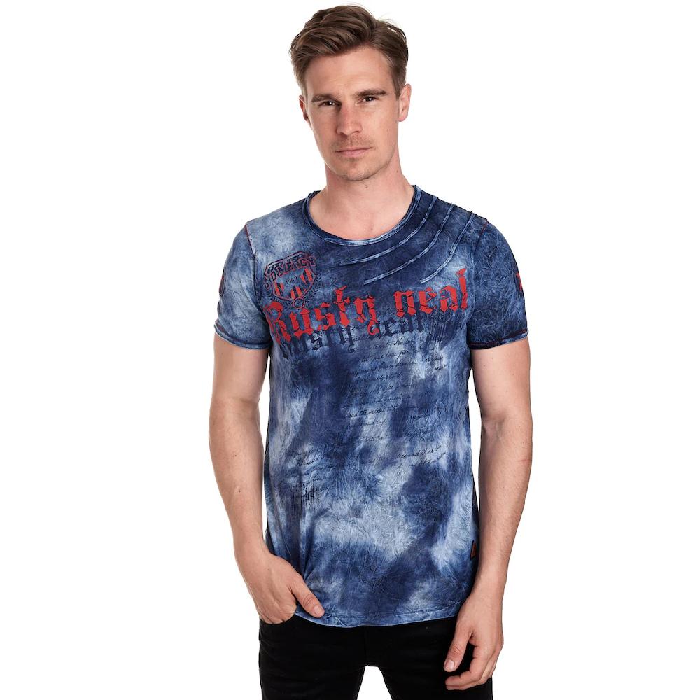 Rusty Neal T-Shirt mit toller Batik-Optik ▷ bestellen