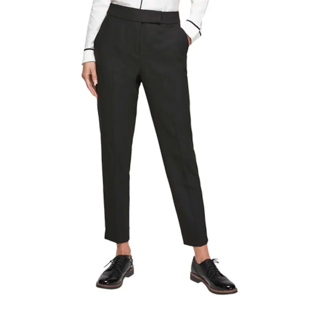 s.Oliver BLACK LABEL 7/8-Hose mit asymmetrischem Hakenverschluss