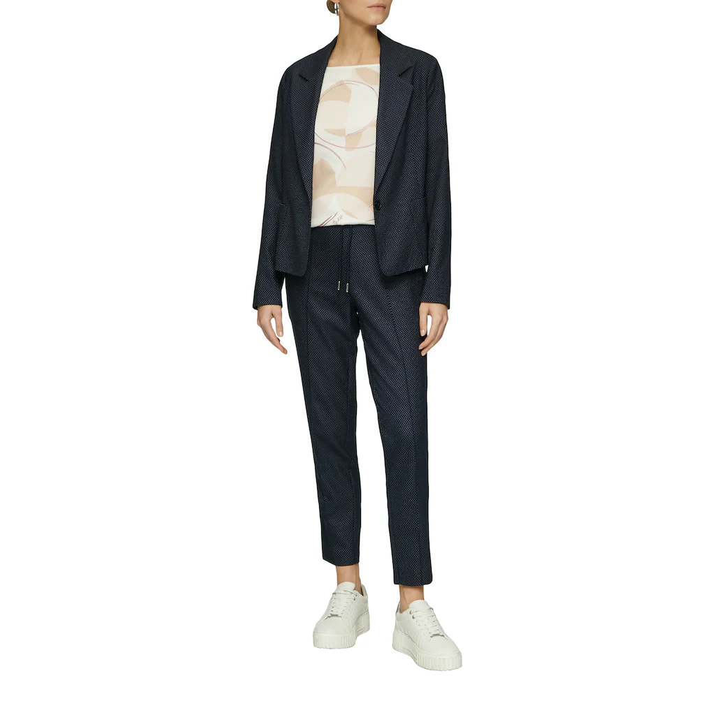 S.Oliver BLACK LABEL Jogger Pants Gepunktet Mit Stretch