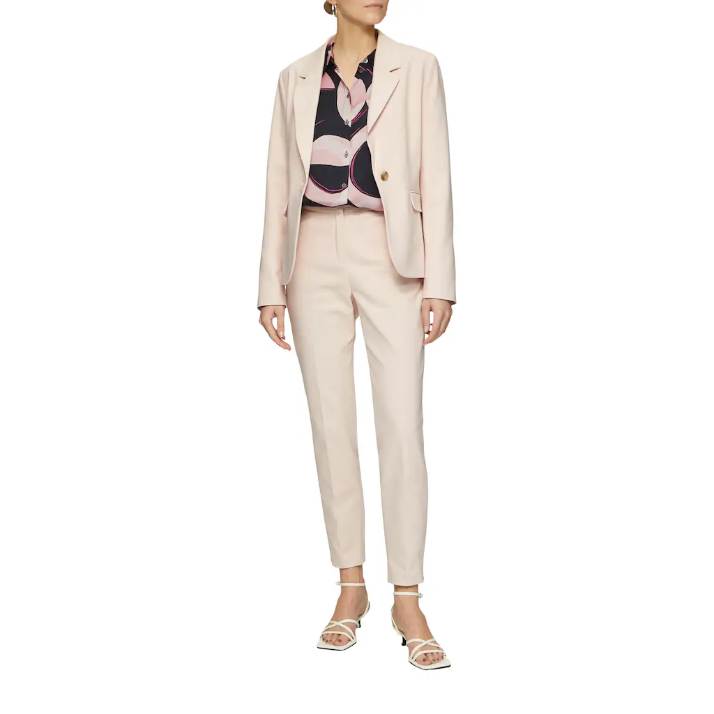 S.Oliver BLACK LABEL Langarmbluse Mit Grafischem Muster