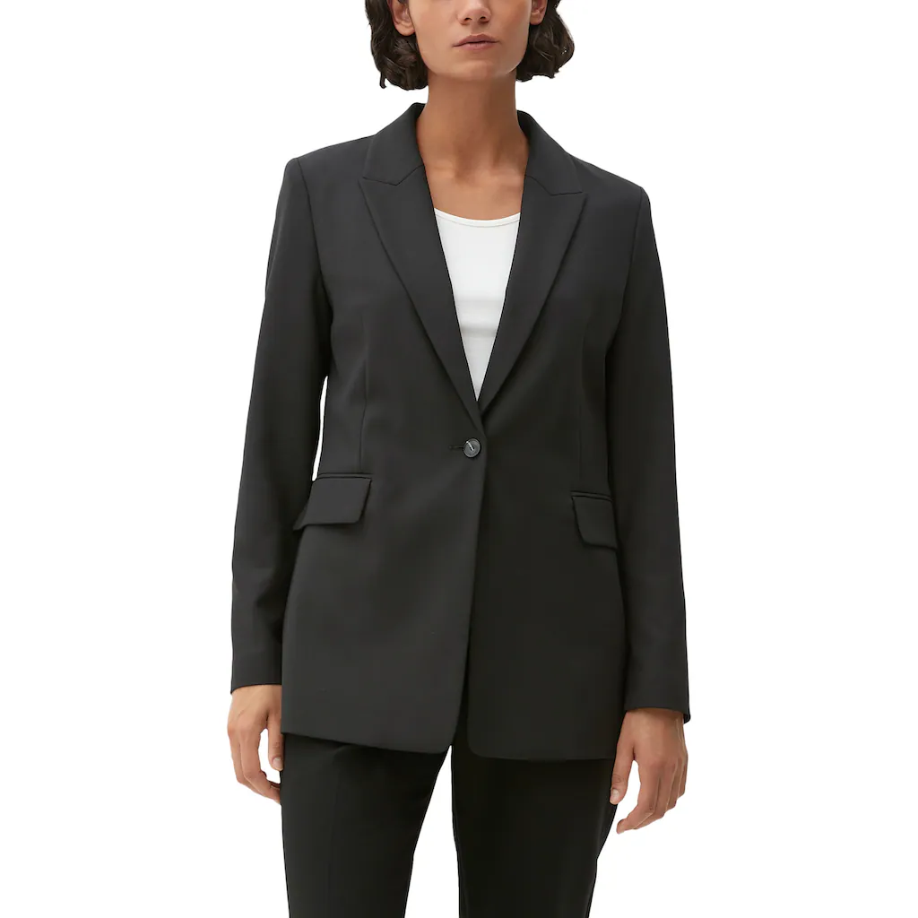 s.Oliver BLACK LABEL Longblazer mit extravaganten 4-Knopf-Manschetten an den Ärmeln
