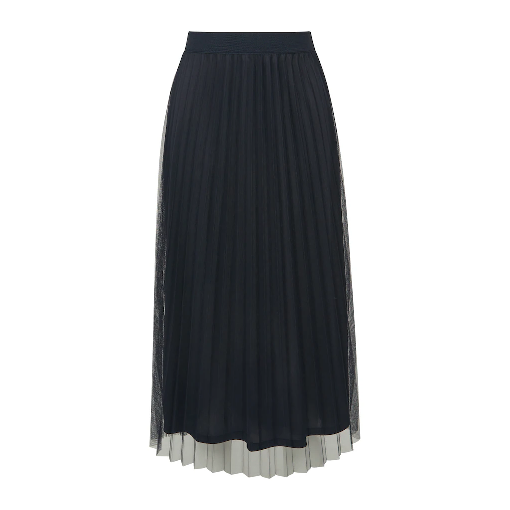 S.Oliver BLACK LABEL Midirock Aus Plissiertem Mesh
