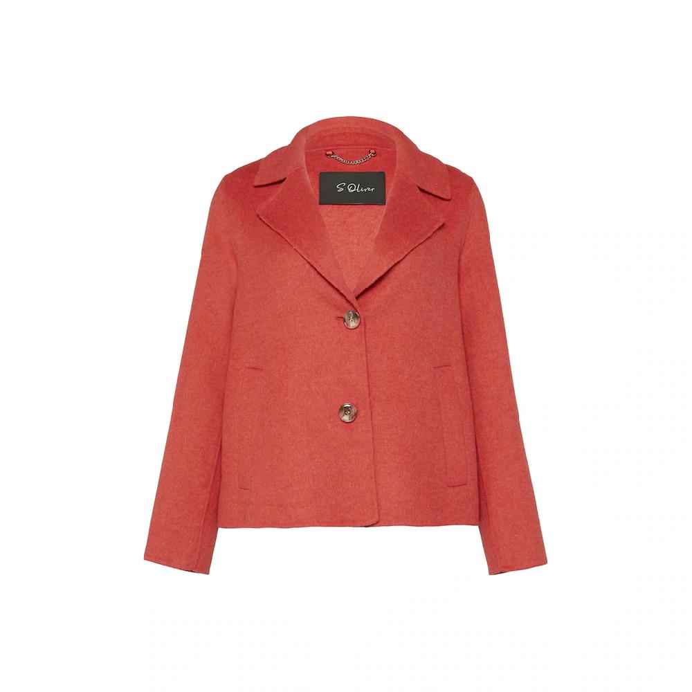 S.Oliver BLACK LABEL Outdoorjacke Mit Reverskragen