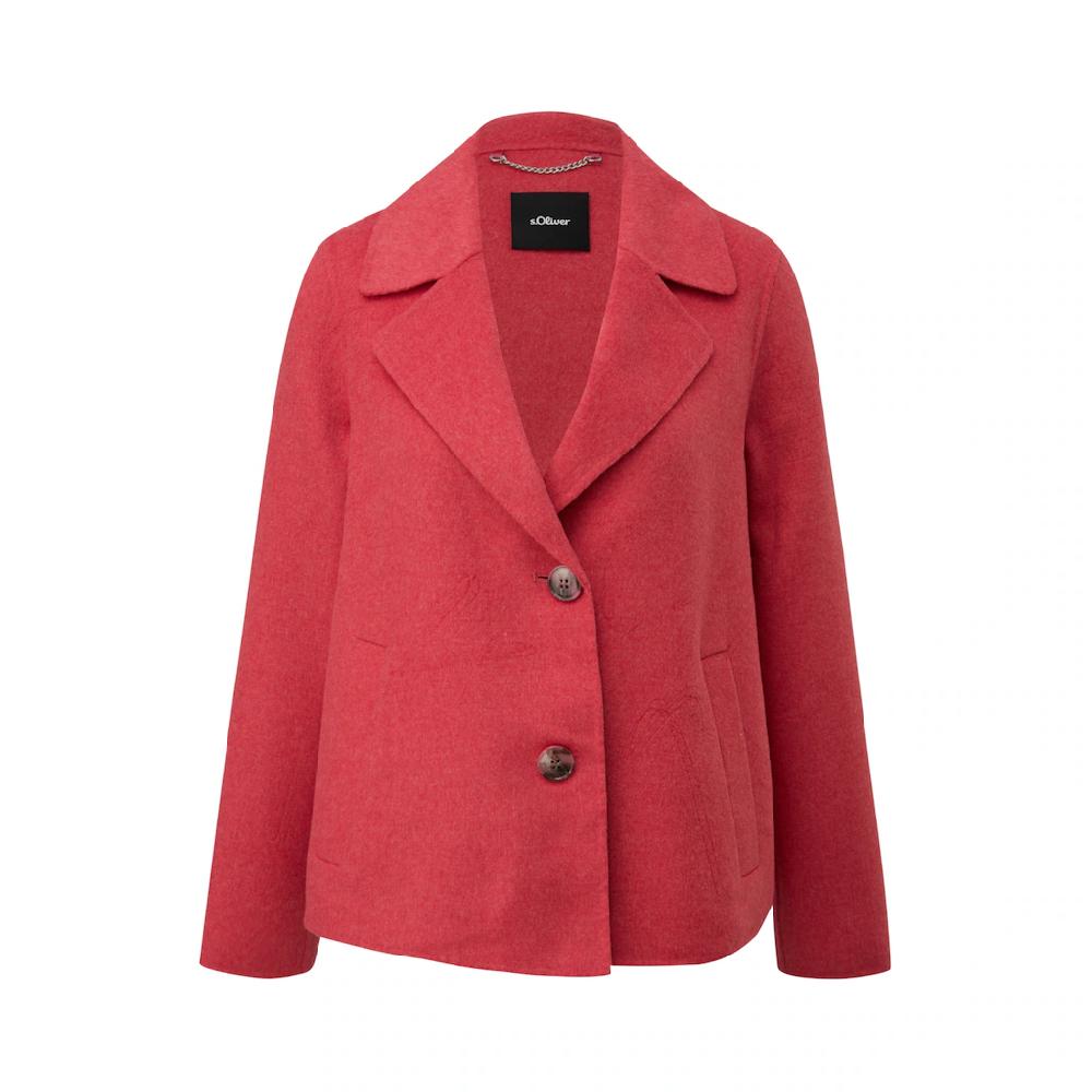 S.Oliver BLACK LABEL Outdoorjacke Mit Reverskragen
