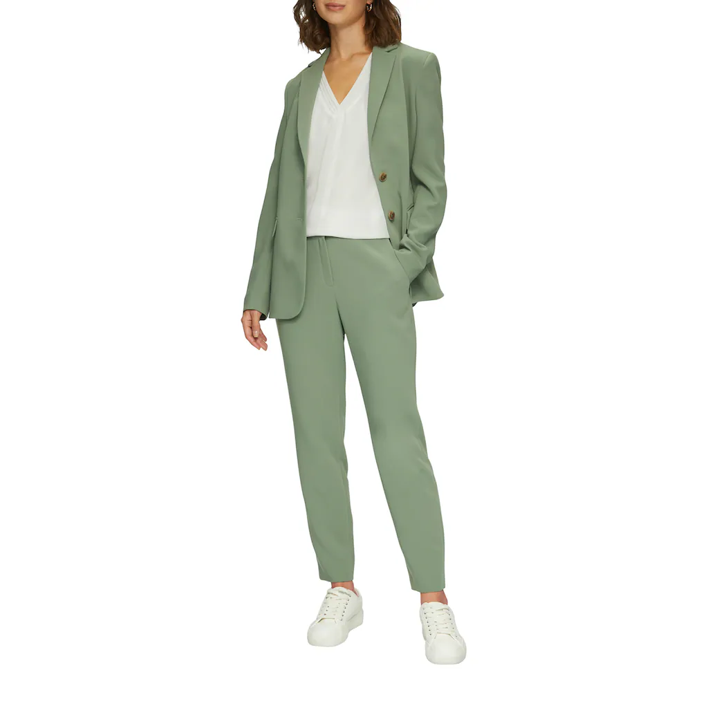 S.Oliver BLACK LABEL Shirtbluse In Doppel-Layer-Optik Und Mit V-Ausschnitt