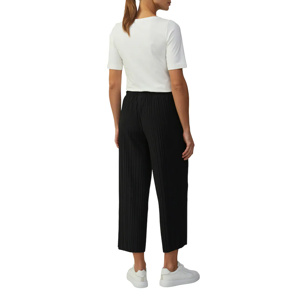 S.Oliver BLACK LABEL Stoffhose Mit Wide Leg