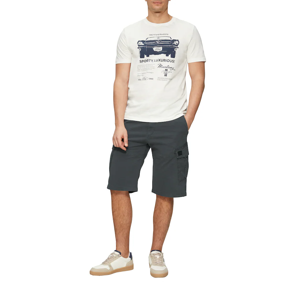 S.Oliver Cargobermudas Mit Taschen