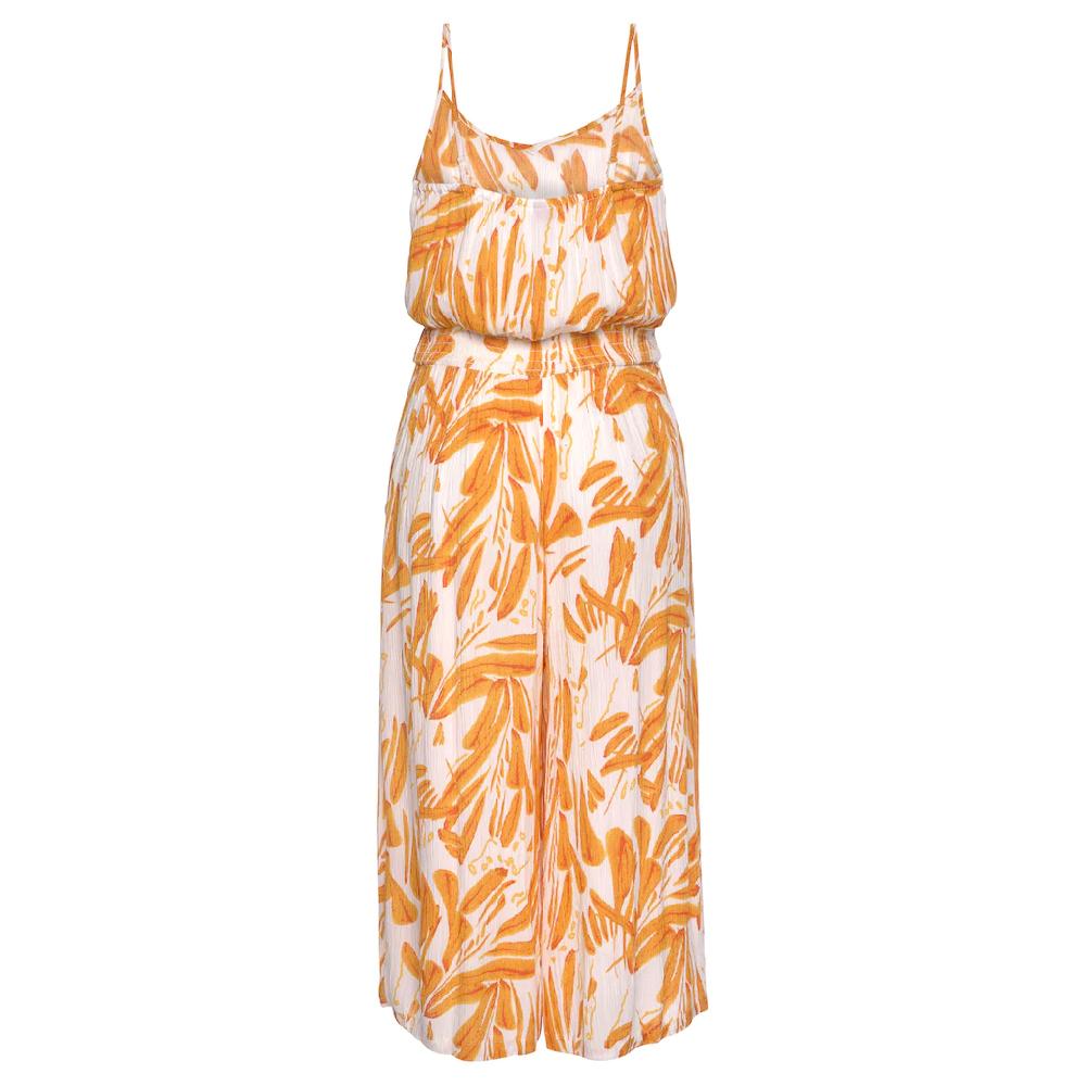 S.Oliver Culotte-Overall Mit Alloverdruck Sommerlicher Jumpsuit Mit Extraweitem Bein