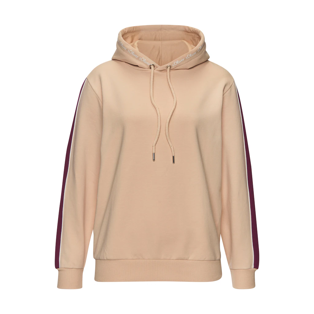S.Oliver Hoodie Mit Kontrast Einsätzen Loungewear