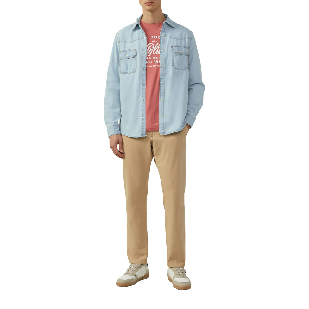S.Oliver Jeanshemd Im Western-Stil