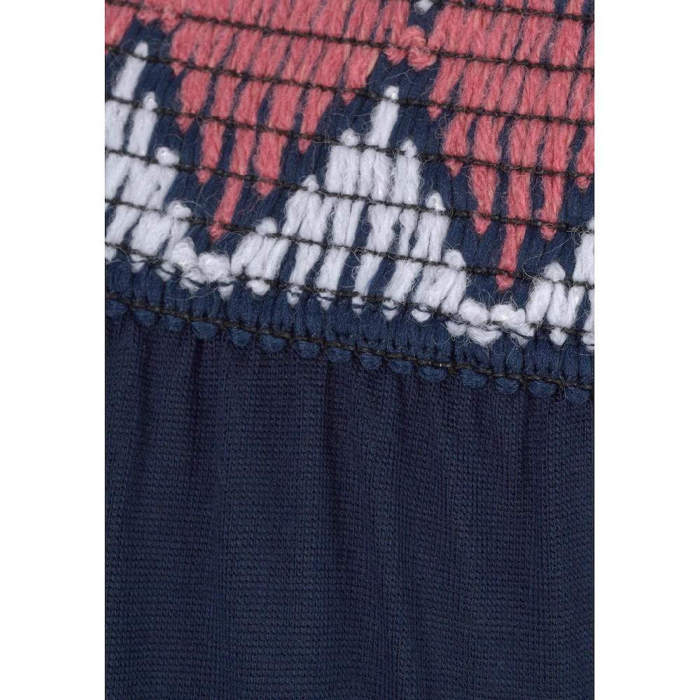 S.Oliver Jerseyrock Mit Volants Luftiger Midirock Sommerrock